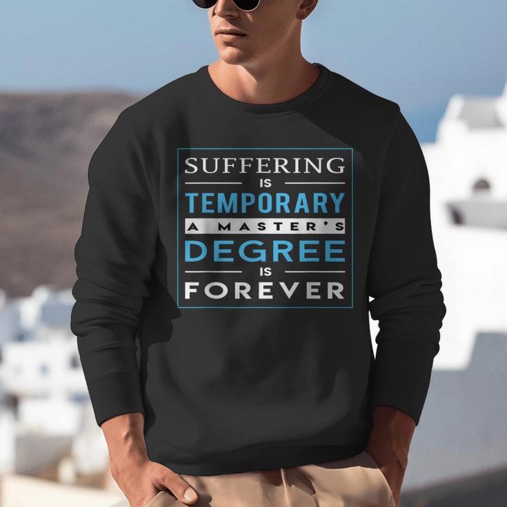 Graduation Shirt Masters Graduates From Grad School Unisex Sweatshirt