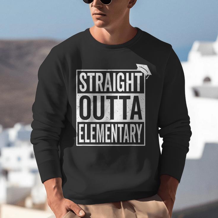 Graduation Shirt Straight Outta Elementary Unisex Sweatshirt