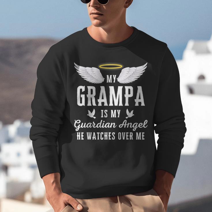My Grampa Is My Guardian Angel In Loving Memorial Memory Tee Unisex Sweatshirt