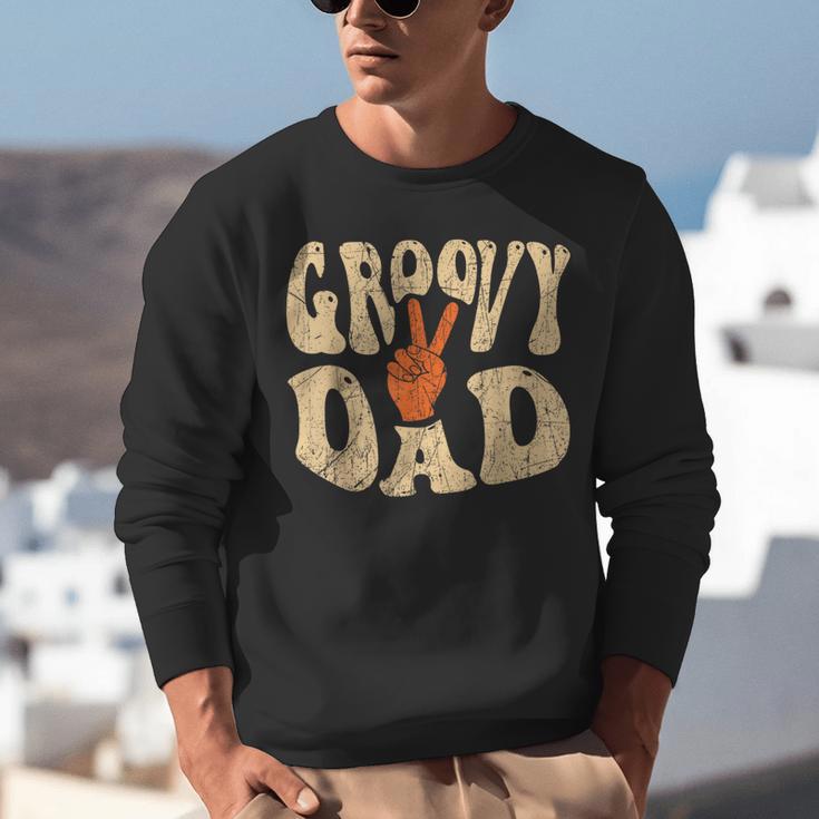 Groovy Dad 70s Aesthetic Nostalgia 1970's Retro Dad Unisex Sweatshirt Groovy Dad 70s Aesthetic Nostalgia 1970's Retro Dad Unisex Sweatshirt