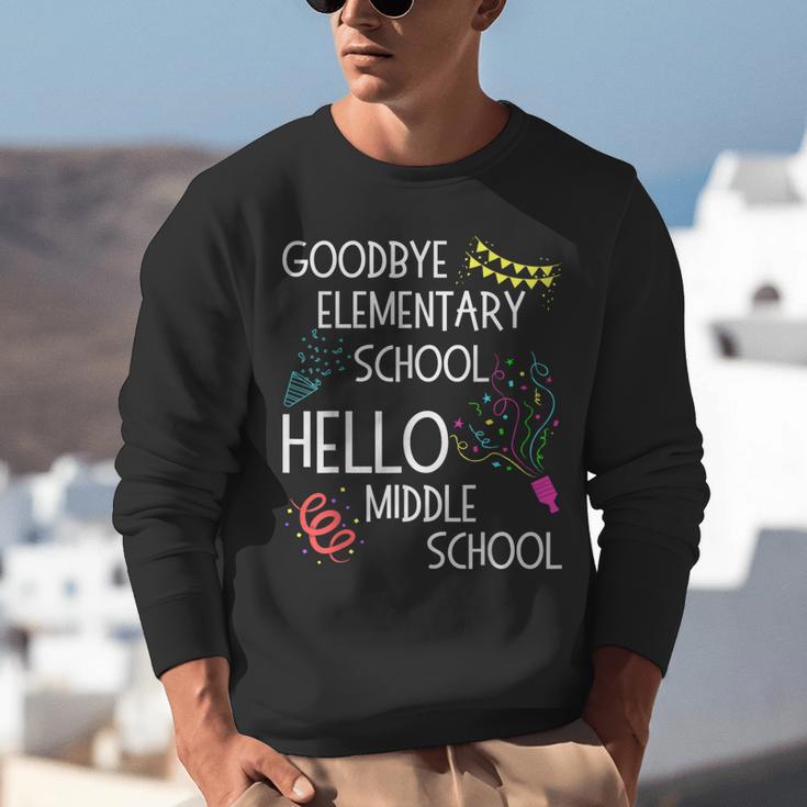 Hello Middle School Graduation Elementary School T-Shirt Unisex Sweatshirt