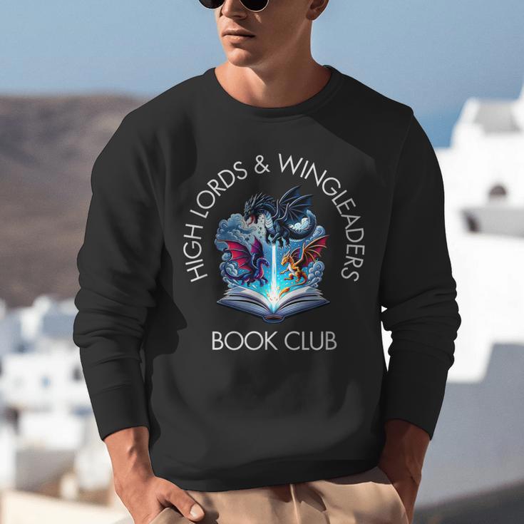 High Lords & Wingleaders Book Club Fantasy Storm Dragon Unisex Sweatshirt