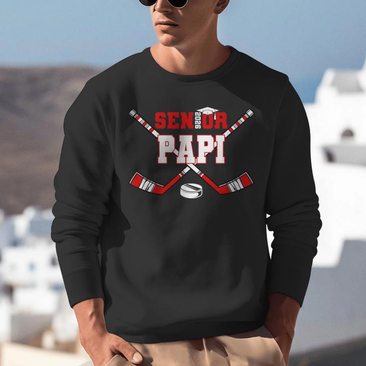 Hockey Senior Papi Graduation Class Of 2026 Kids Unisex Sweatshirt