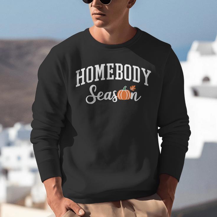 Homebody Season Introvert Fall Vibes Stay Home Unisex Sweatshirt