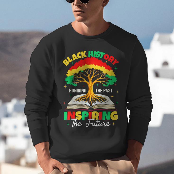 Honoring Past Inspiring Future History Month Book Tree Unisex Sweatshirt