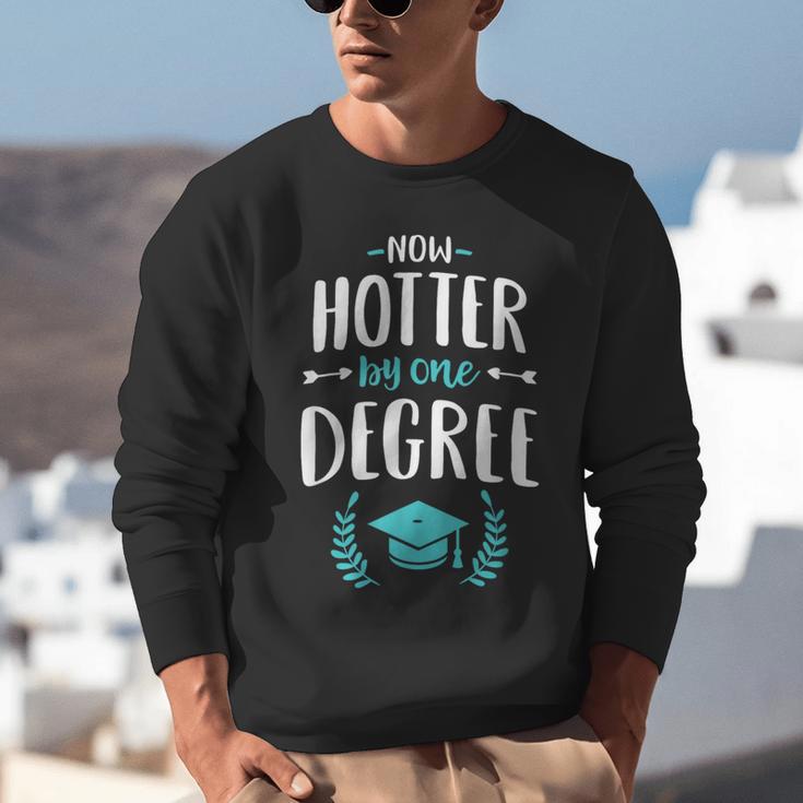 Now Hotter By One Degree Shirt Class Of 2024 Graduation Unisex Sweatshirt