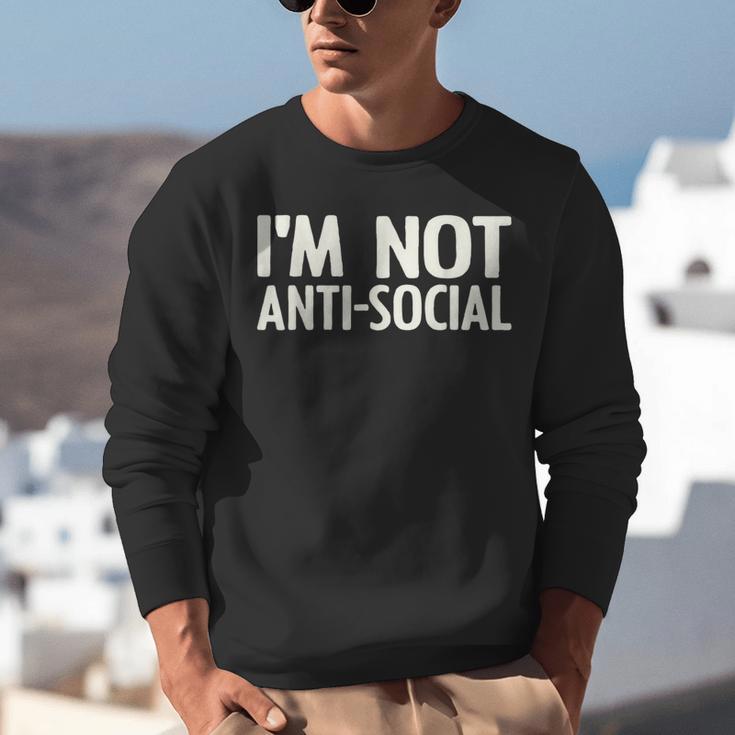 I'm Not Anti-Social I Introvert Unisex Sweatshirt