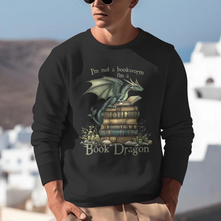 I'm Not A Bookworm I'm A Book Dragon Unisex Sweatshirt