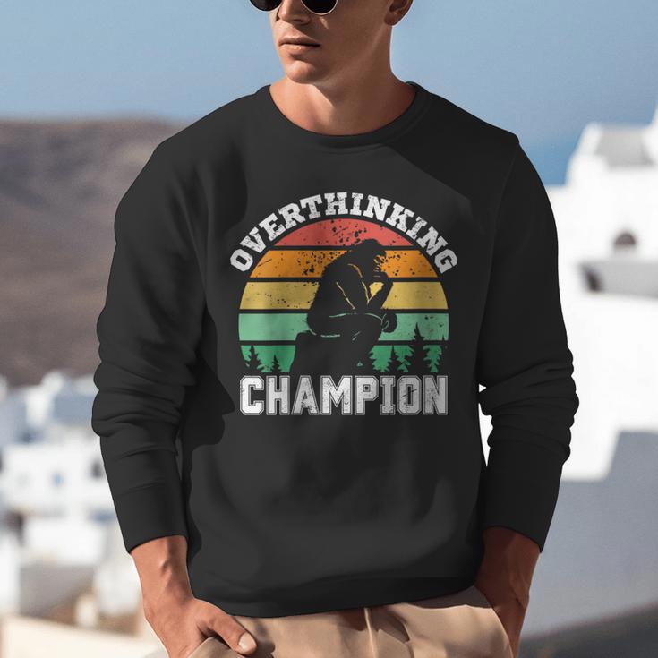 INTJ Introverts Shy Introvert Overthinking Champion Unisex Sweatshirt
