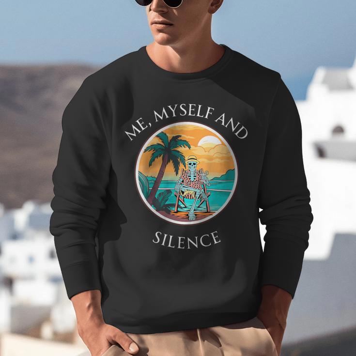 Introvert Relaxation Me Myself And Silence Summer Vacation Unisex Sweatshirt Introvert Relaxation Me Myself And Silence Summer Vacation Unisex Sweatshirt