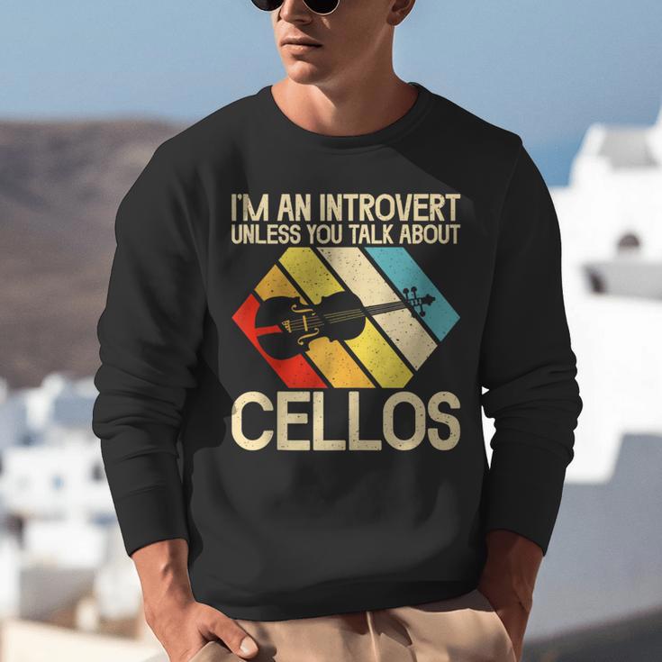 Im An Introvert Unless You Talk About Cellos Unisex Sweatshirt Im An Introvert Unless You Talk About Cellos Unisex Sweatshirt