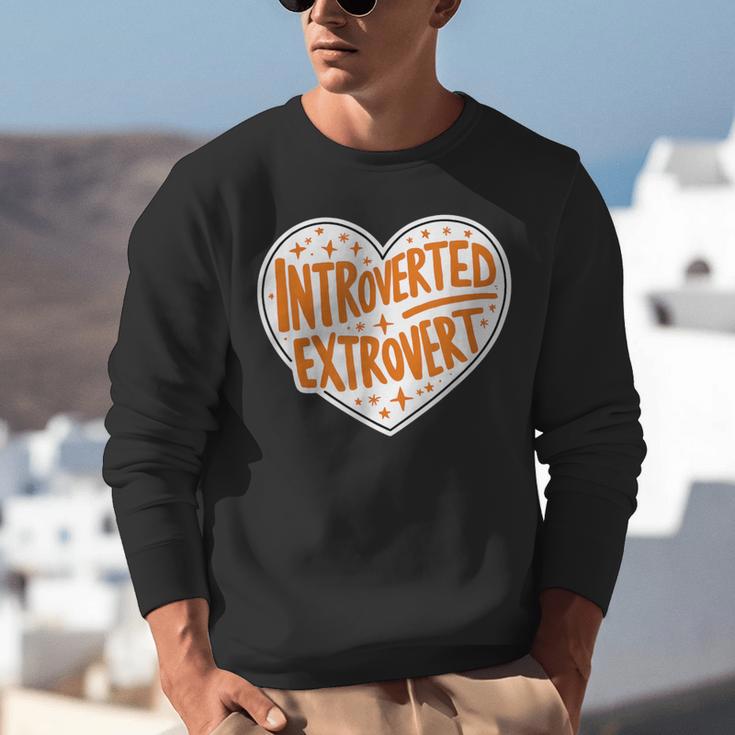Introverted Extrovert People Hater Calm Peace Lover Unisex Sweatshirt