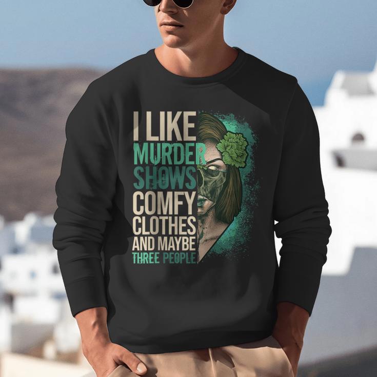Introverted Murder Shows True Crime Lovers Introvert Unisex Sweatshirt