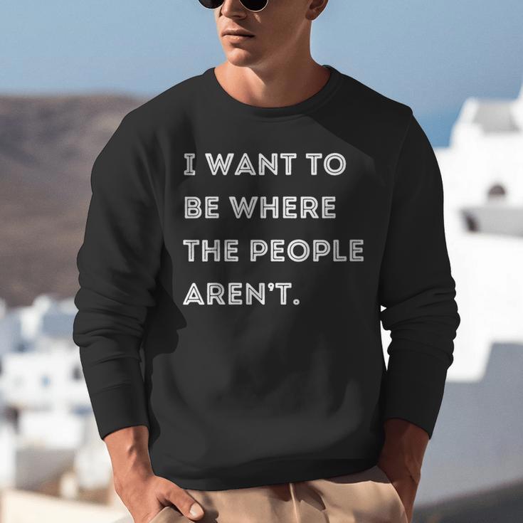 Introverted Non Social Independent Women Men Unisex Sweatshirt Introverted Non Social Independent Women Men Unisex Sweatshirt