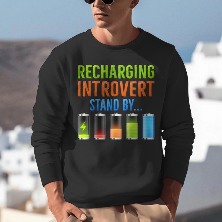 Introverted Recharging Introvert Saying Sarcasm Unisex Sweatshirt Introverted Recharging Introvert Saying Sarcasm Unisex Sweatshirt