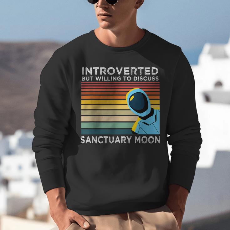 Introverted But Willing To Discuss Sanctuary Moon Unisex Sweatshirt Introverted But Willing To Discuss Sanctuary Moon Unisex Sweatshirt