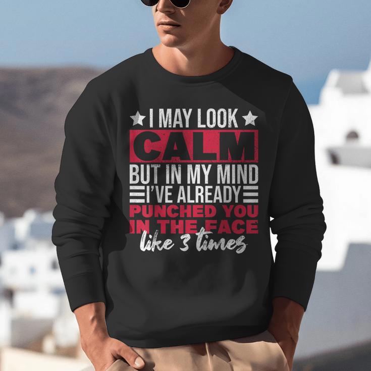 Introverts I May Look Calm But In My Head Unisex Sweatshirt Introverts I May Look Calm But In My Head Unisex Sweatshirt