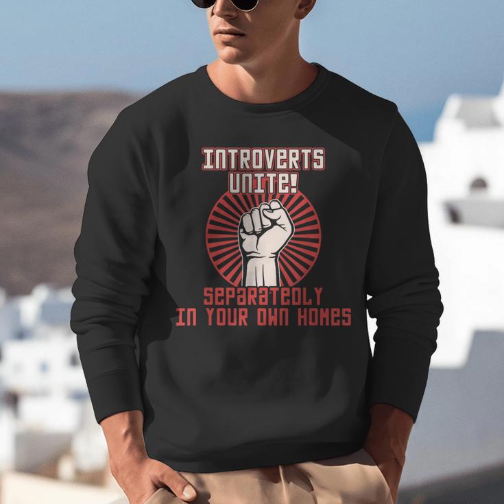 Introverts Unite Introverting Introverts At Home Unisex Sweatshirt Introverts Unite Introverting Introverts At Home Unisex Sweatshirt