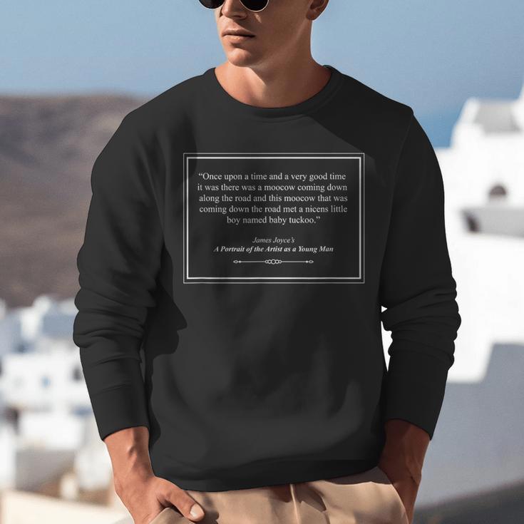 James Joyce Portrait Of The Artist As Young Man Book Quote Unisex Sweatshirt James Joyce Portrait Of The Artist As Young Man Book Quote Unisex Sweatshirt