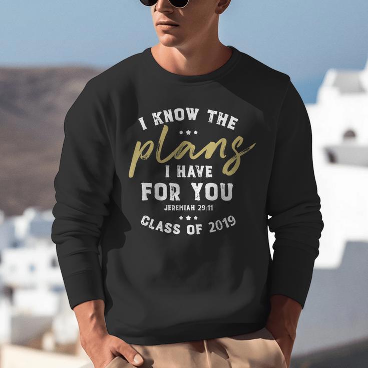 Jeremiah I Know Plans Graduation 2019 College Graduate Unisex Sweatshirt