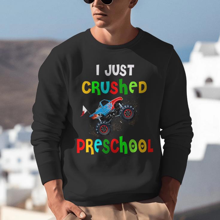 I Just Crushed Preschool Monster Graduation Unisex Sweatshirt