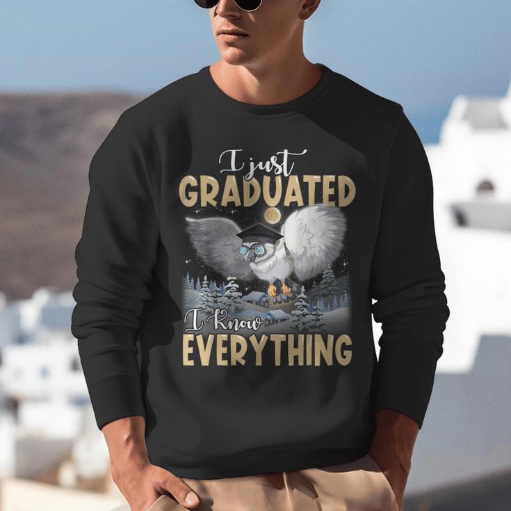 I Just Graduated I Know Everything Graduation Unisex Sweatshirt