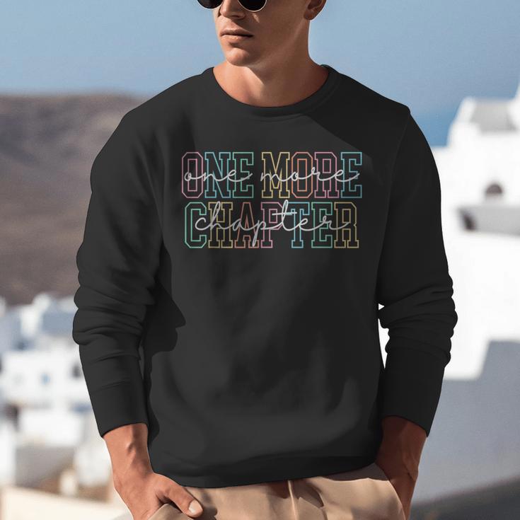 Just One More Chapter Retro Bookworm Book Lover Unisex Sweatshirt
