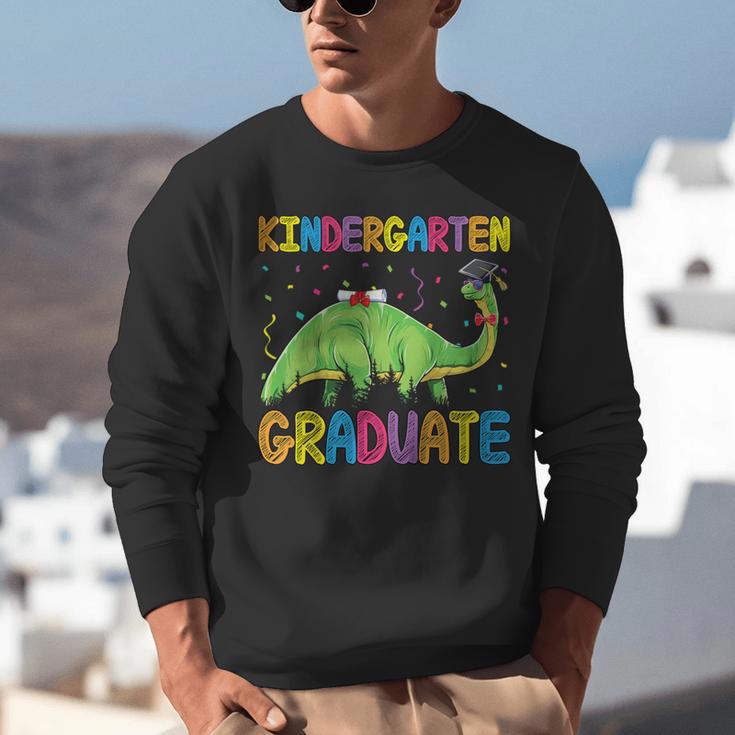 Kids Kindergarten Graduate Dinosaur Kindergarten Graduation Unisex Sweatshirt