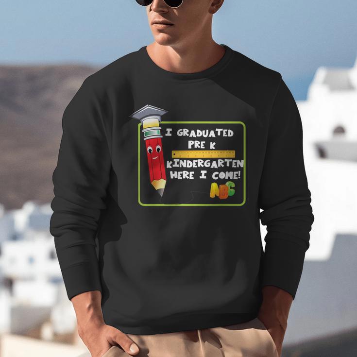Kids Pre-K Graduation Kindergarten Here I Come Unisex Sweatshirt
