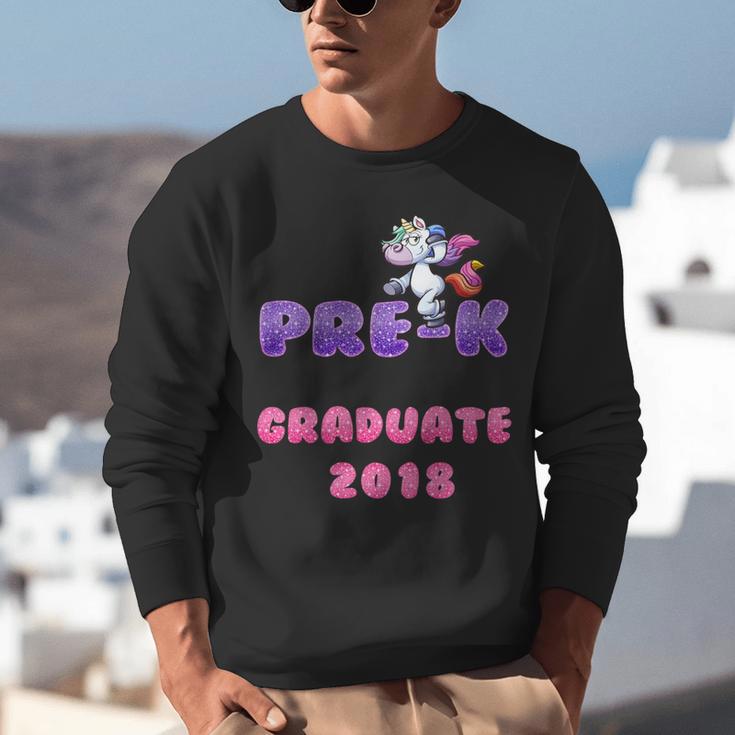 Kids Kids Pre-K PreSchool Unicorn GraduationShirt Unisex Sweatshirt
