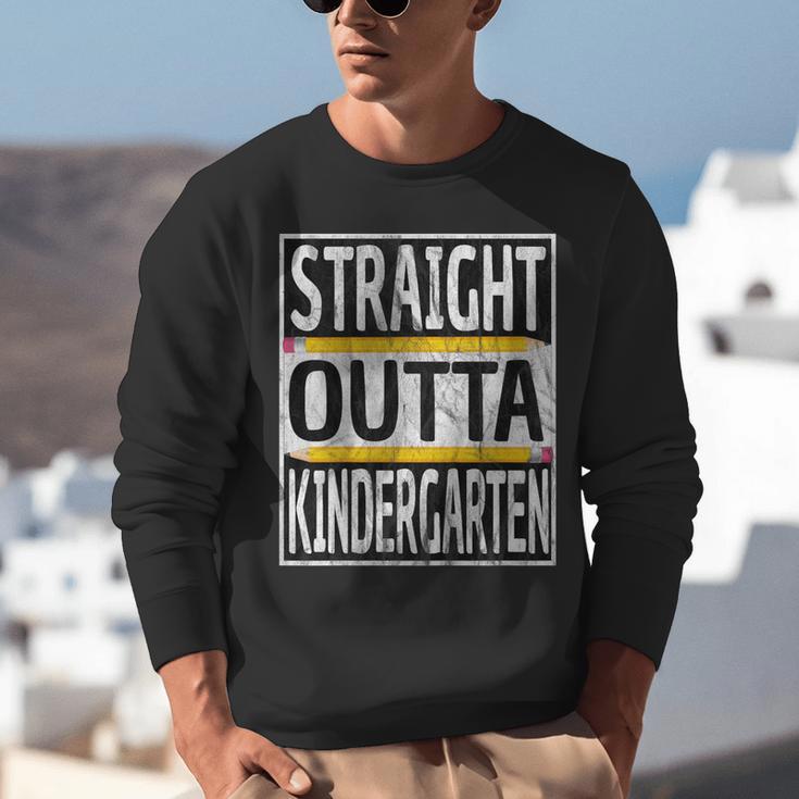 Kids Straight Outta Kindergarten Graduation Unisex Sweatshirt