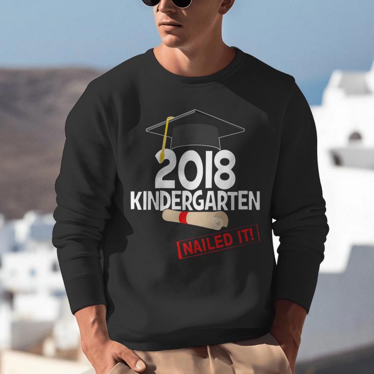 Kindergarten 2018 NAILED IT Graduation Graduate Unisex Sweatshirt