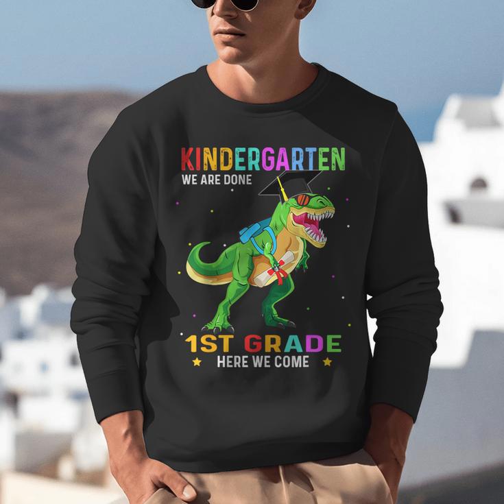 Kindergarten Graduation 1st Here We Come Class 2023 Dinosaur Unisex Sweatshirt