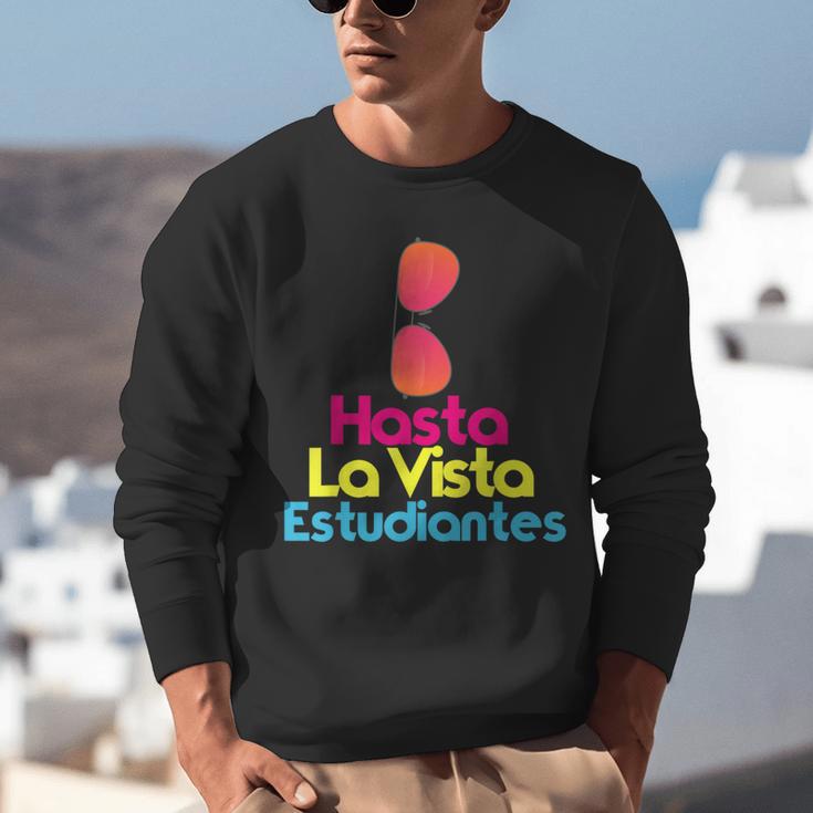 Last Day Of School Spanish Teacher Graduation T-Shirt For Men Women Kids Unisex Sweatshirt