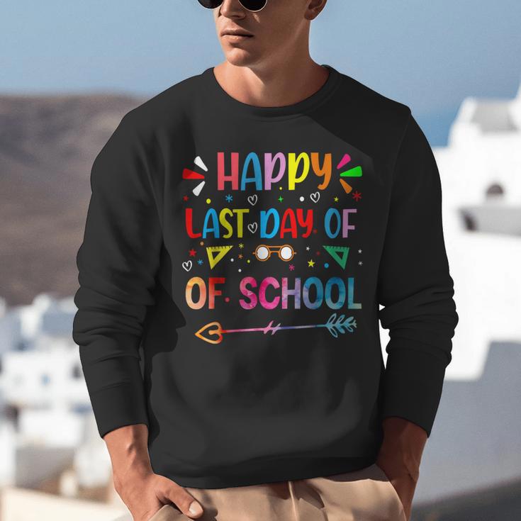 Last Day Of School Tie Dye School Graduation Summer Teacher Unisex Sweatshirt