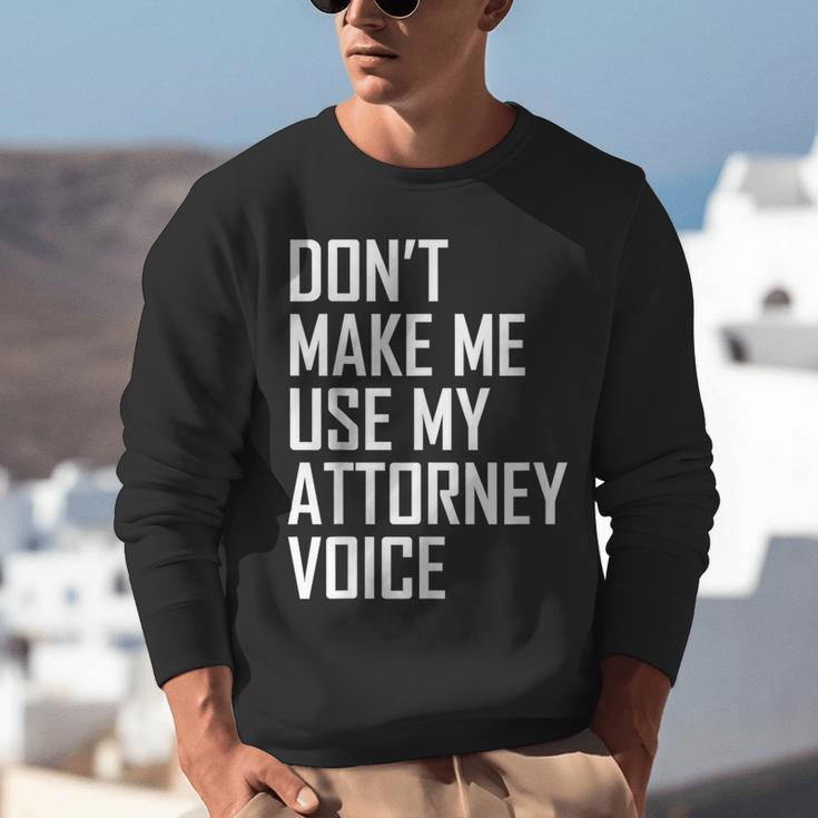Lawyer Law School Graduation Attorney Men Women Unisex Sweatshirt
