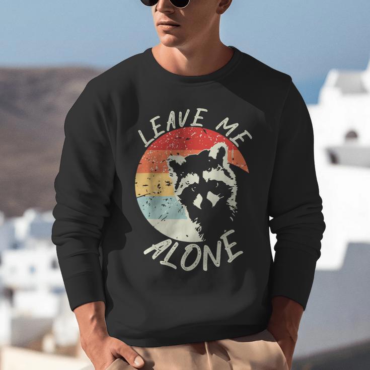 Leave Me Alone Raccoon Lover Introvert Antisocial Shy INTP Unisex Sweatshirt Leave Me Alone Raccoon Lover Introvert Antisocial Shy INTP Unisex Sweatshirt