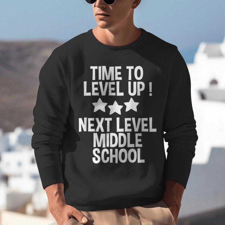Level Up Middle School 5th Grade Graduation Party Unisex Sweatshirt