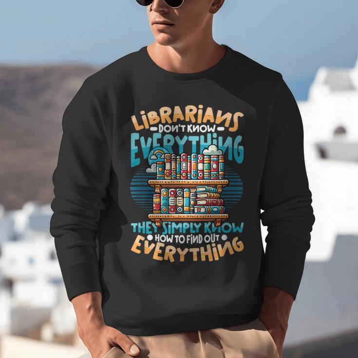Librarian Book Lover Library Librarian Unisex Sweatshirt