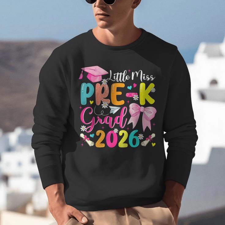 Little Miss Pre-K Grad 2026 Preschool Graduation Kids Girls Unisex Sweatshirt