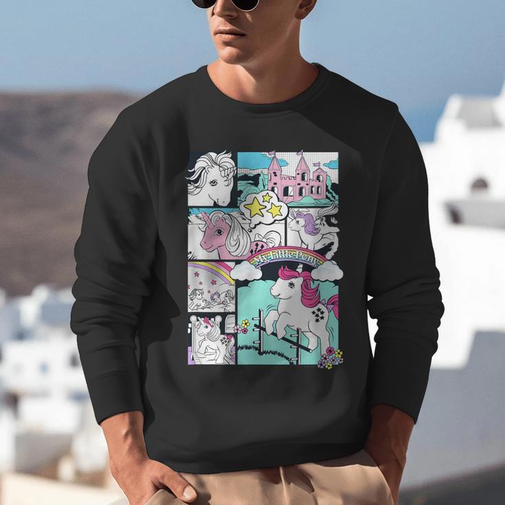 My Little Pony Classic Vintage Rainbow Castle Comic Book Unisex Sweatshirt My Little Pony Classic Vintage Rainbow Castle Comic Book Unisex Sweatshirt