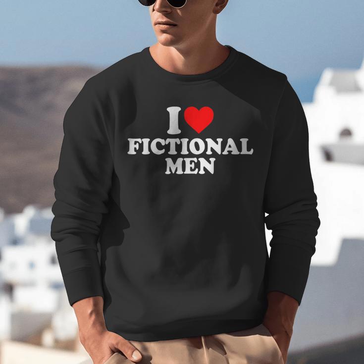 I Love Heart Fictional Men Simple Cute Books Reading Unisex Sweatshirt I Love Heart Fictional Men Simple Cute Books Reading Unisex Sweatshirt