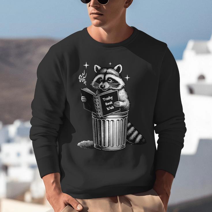 I Love Trashy Book Club Raccoon No Shelf Control Weirdcore Unisex Sweatshirt