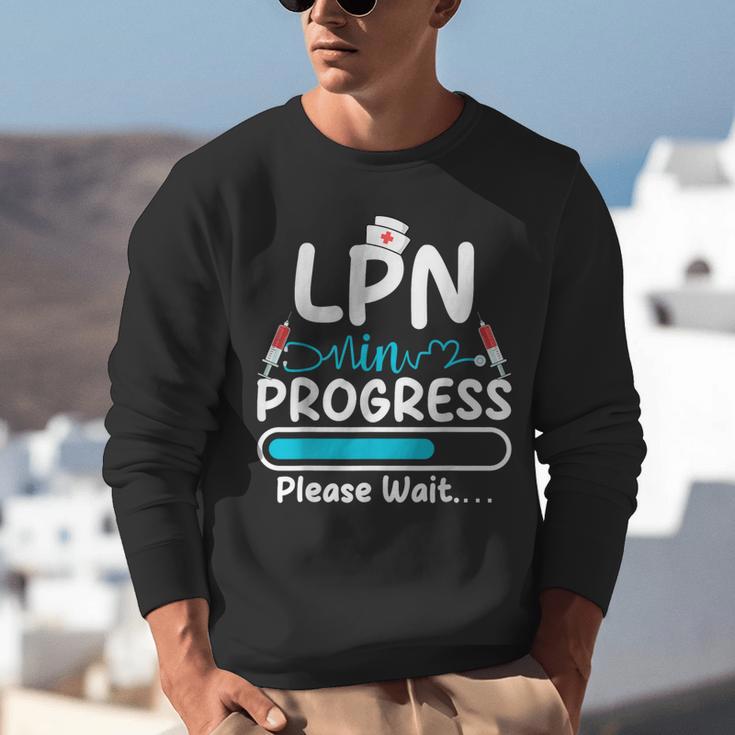LPN In Progress Loading Future Nurse Graduation Lover Unisex Sweatshirt