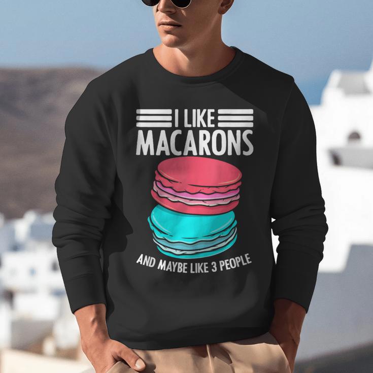 Macaroons Dessert Antisocial Introvert Pastries Food Lover Unisex Sweatshirt Macaroons Dessert Antisocial Introvert Pastries Food Lover Unisex Sweatshirt