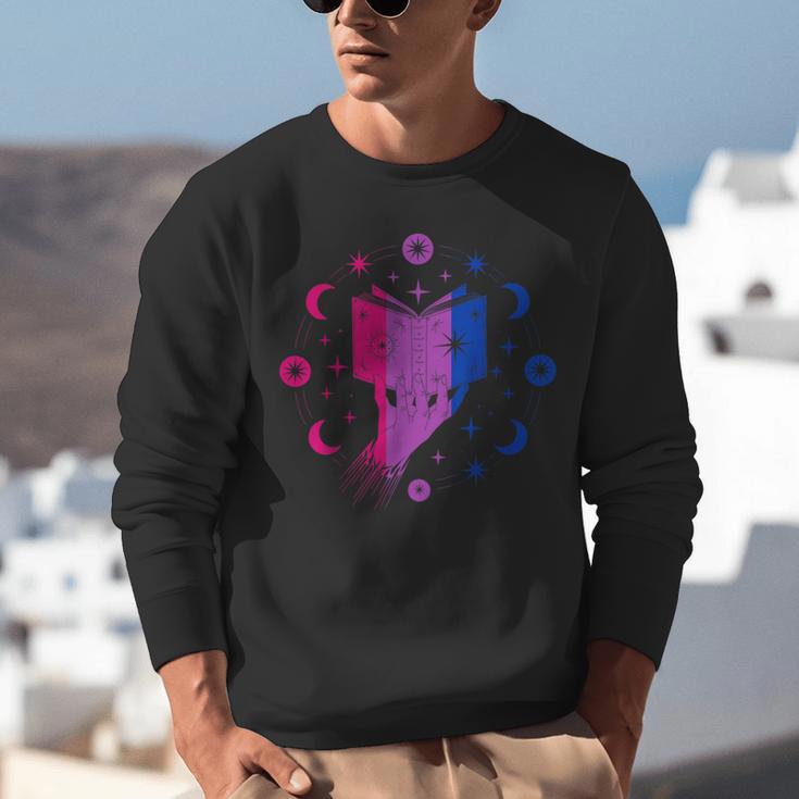 Magic Bi-Pride Book Of Cosmic Energy Unisex Sweatshirt