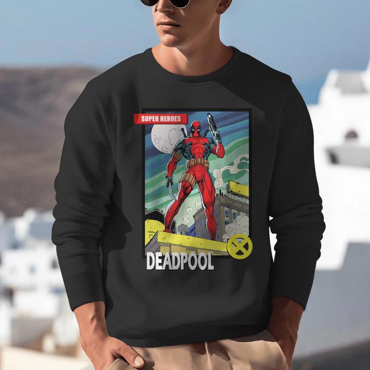 Marvel Comics Deadpool Vintage Book Art Unisex Sweatshirt