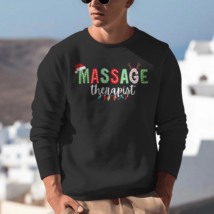 Massage Therapist Therapy LMT Masseuse Graduation Christmas Unisex Sweatshirt
