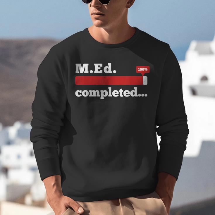 Master Of Education Completed Teacher Master Graduation For Men Women Unisex Sweatshirt
