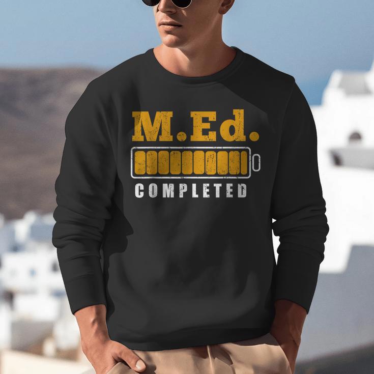 Master Graduation Completed Master Of Education Teacher Men Women Unisex Sweatshirt